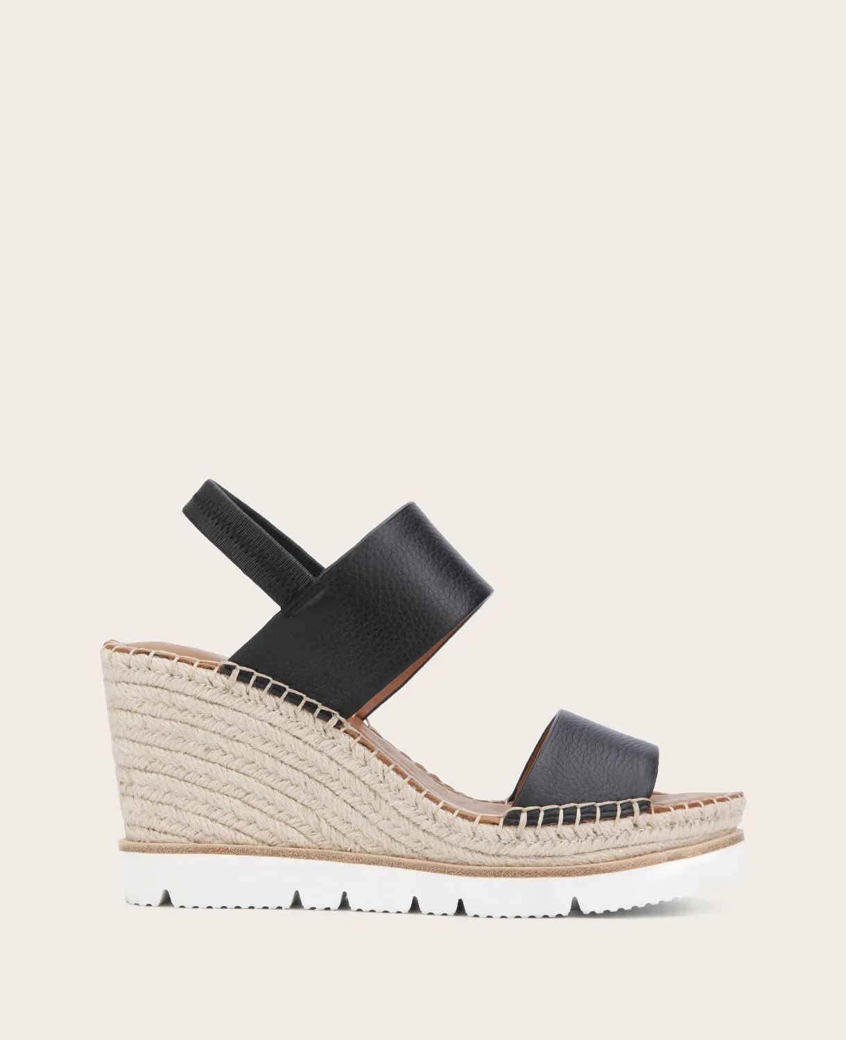 GENTLE SOULS - Elyssa Leather Two-Band Wedge Sandal sold by Kenneth Cole