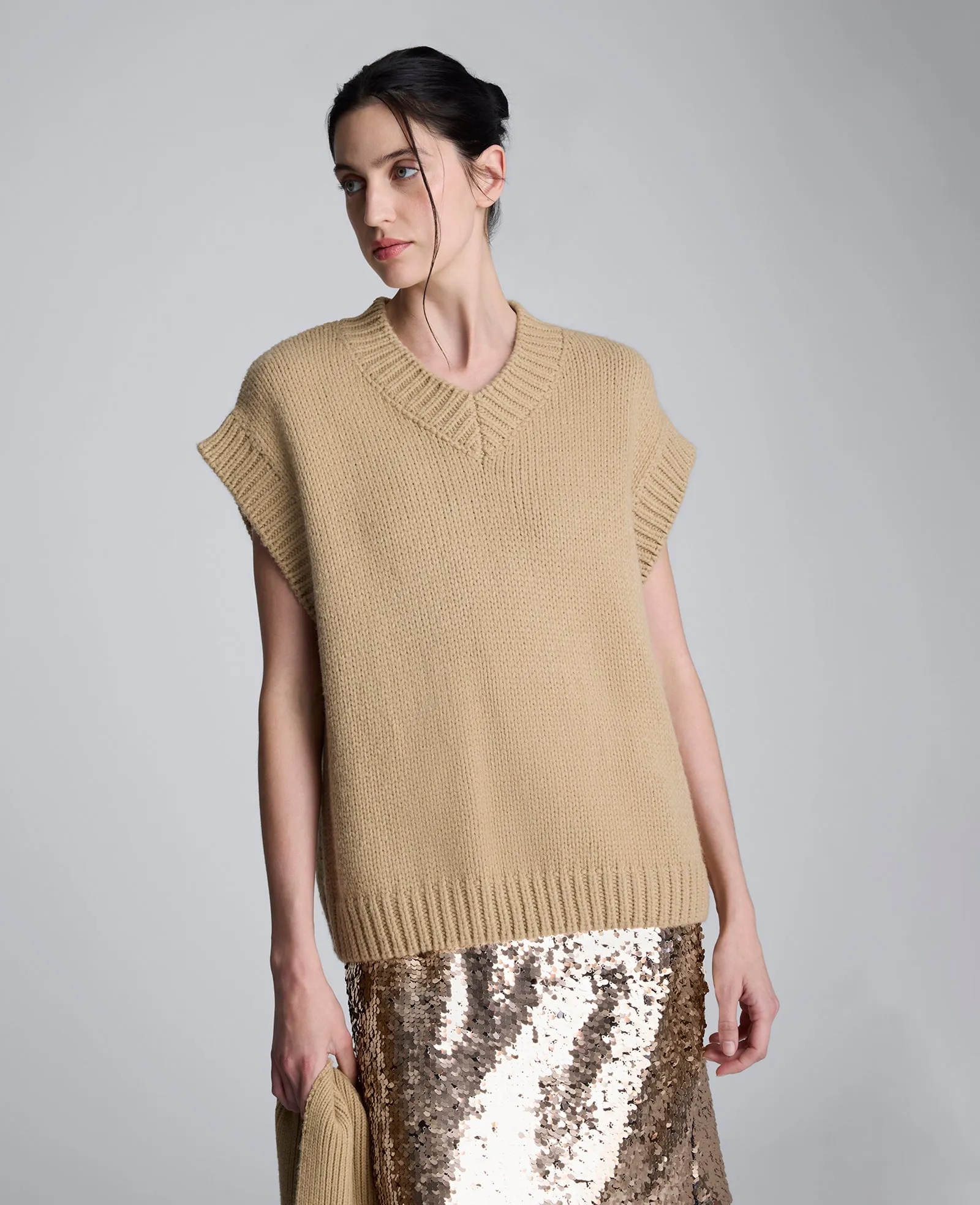 Sweater Vest With Detachable Scarf sold by Kenneth Cole product image thumbnail 2