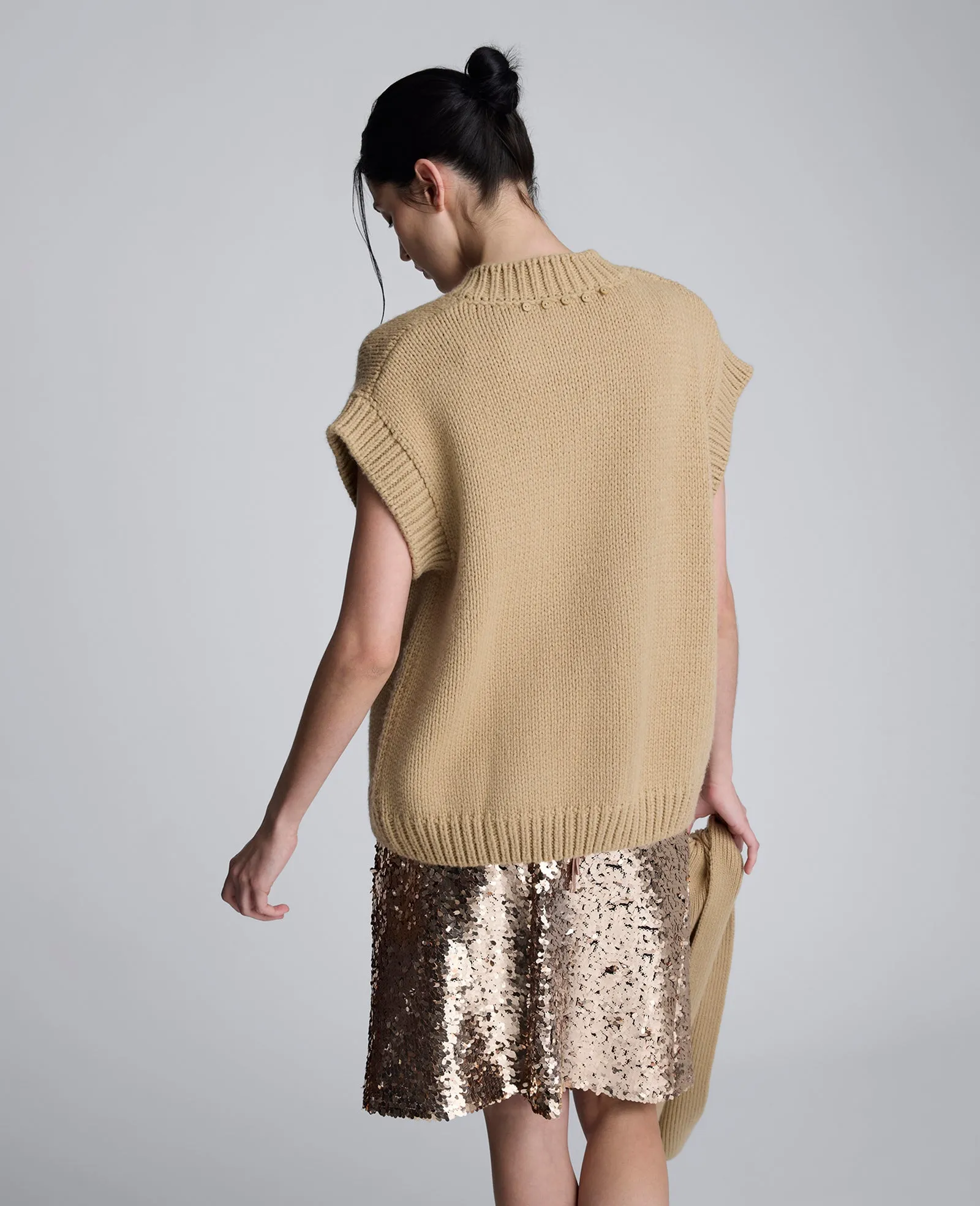 Sweater Vest With Detachable Scarf sold by Kenneth Cole product image thumbnail 4