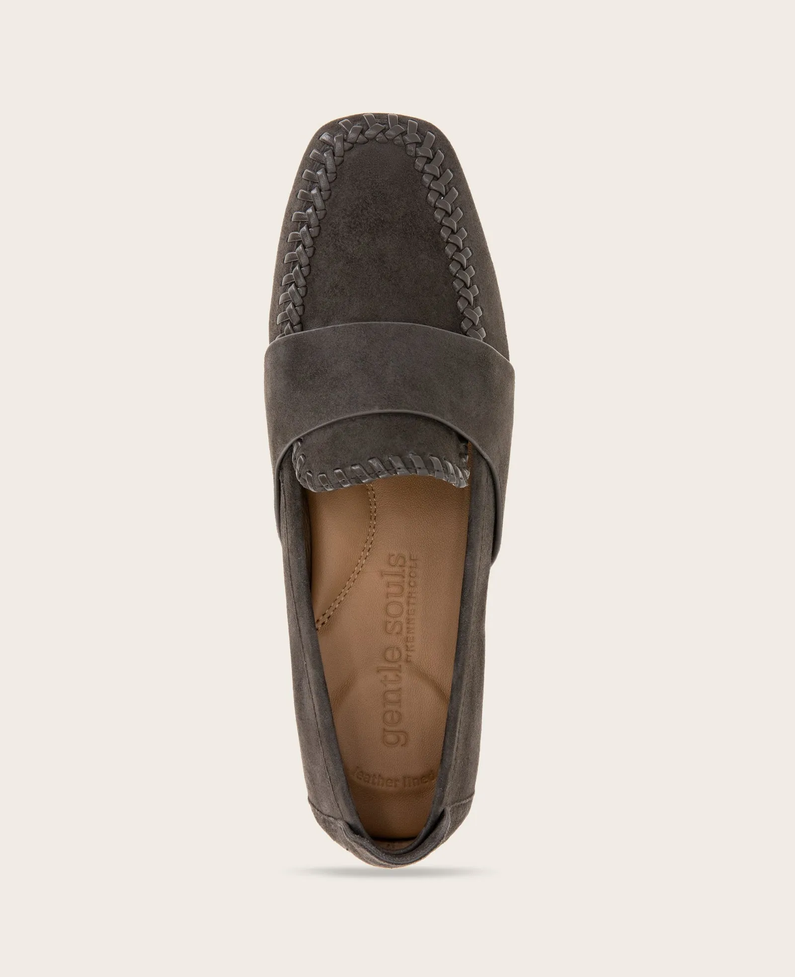 GENTLE SOULS - Sandra Suede Braid Detail Loafer sold by Kenneth Cole product image thumbnail 4