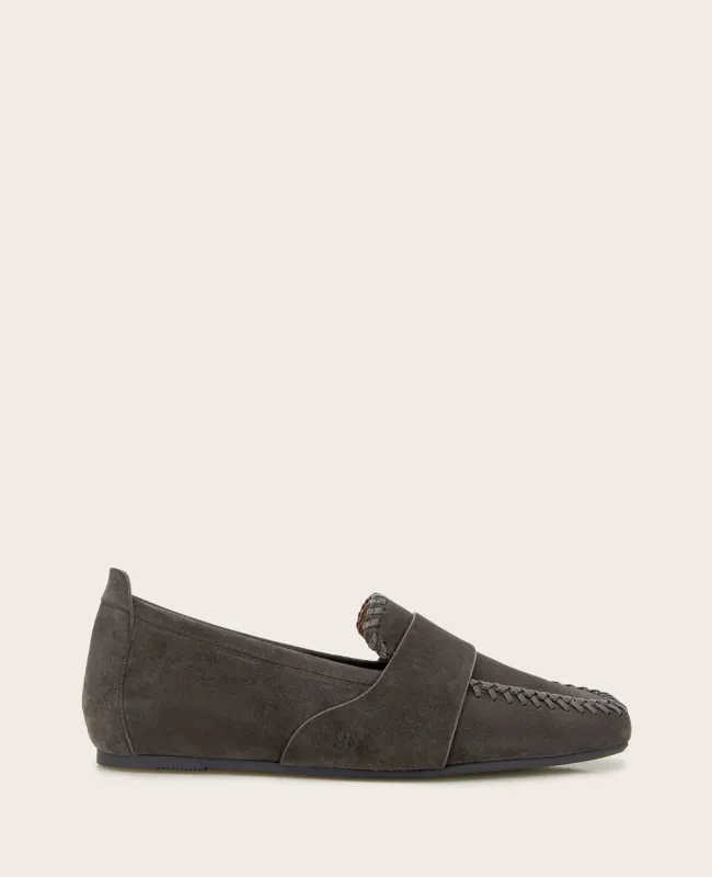 GENTLE SOULS - Sandra Suede Braid Detail Loafer sold by Kenneth Cole