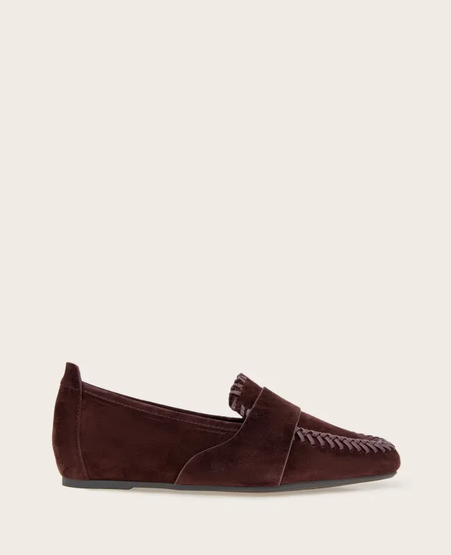 GENTLE SOULS - Sandra Suede Braid Detail Loafer sold by Kenneth Cole