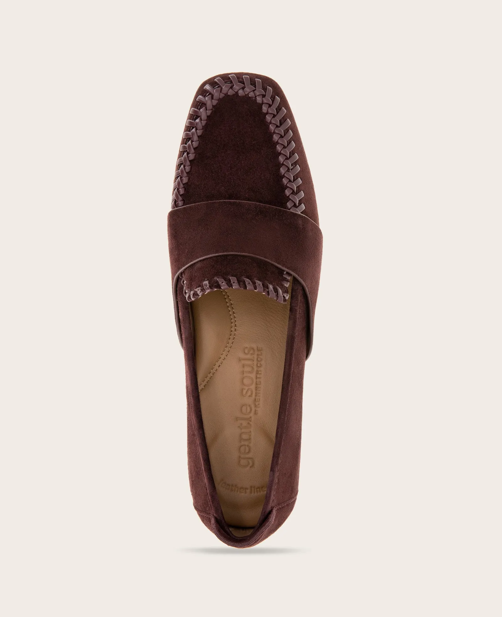 GENTLE SOULS - Sandra Suede Braid Detail Loafer sold by Kenneth Cole product image thumbnail 3