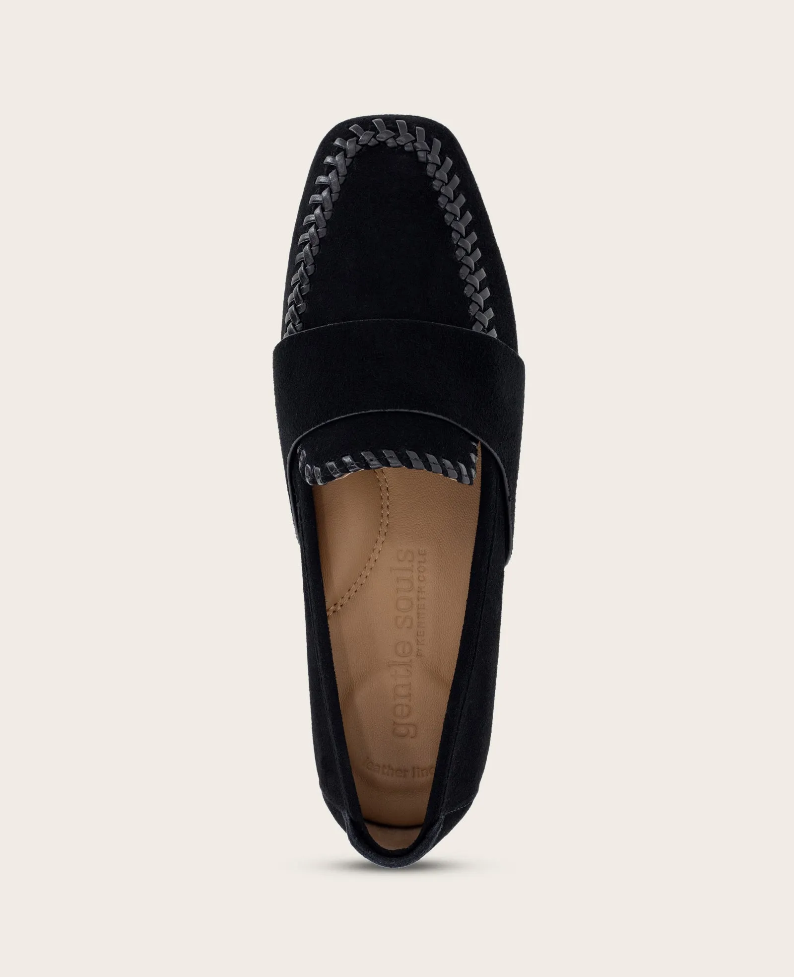 GENTLE SOULS - Sandra Suede Braid Detail Loafer sold by Kenneth Cole product image thumbnail 4