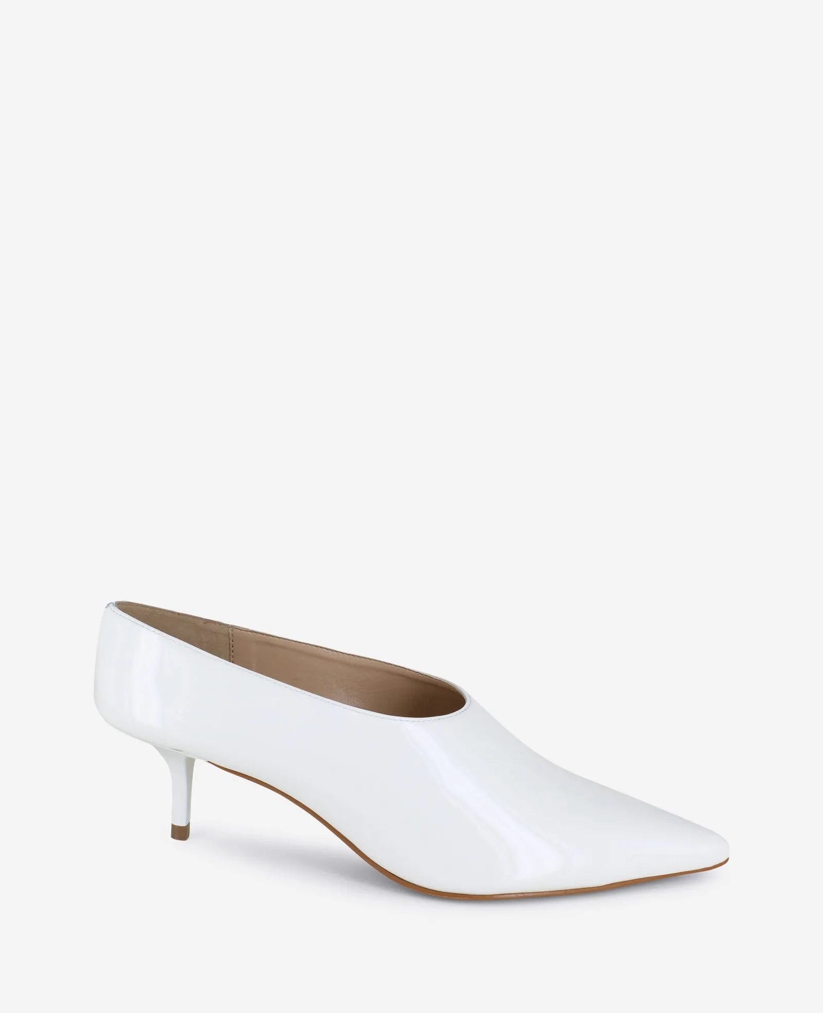 Linxie Patent High Vamp Pump sold by Kenneth Cole