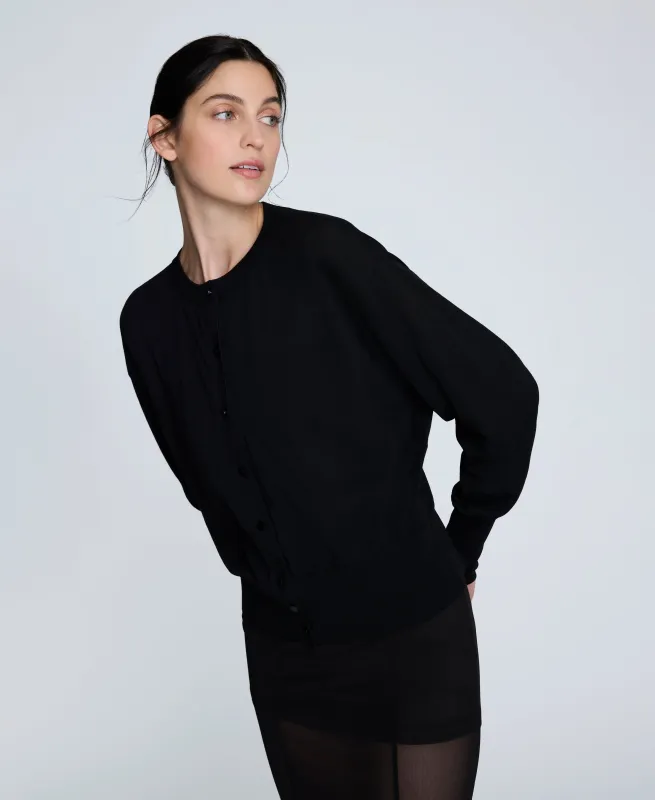 Long Sleeve Button Front Cardigan sold by Kenneth Cole