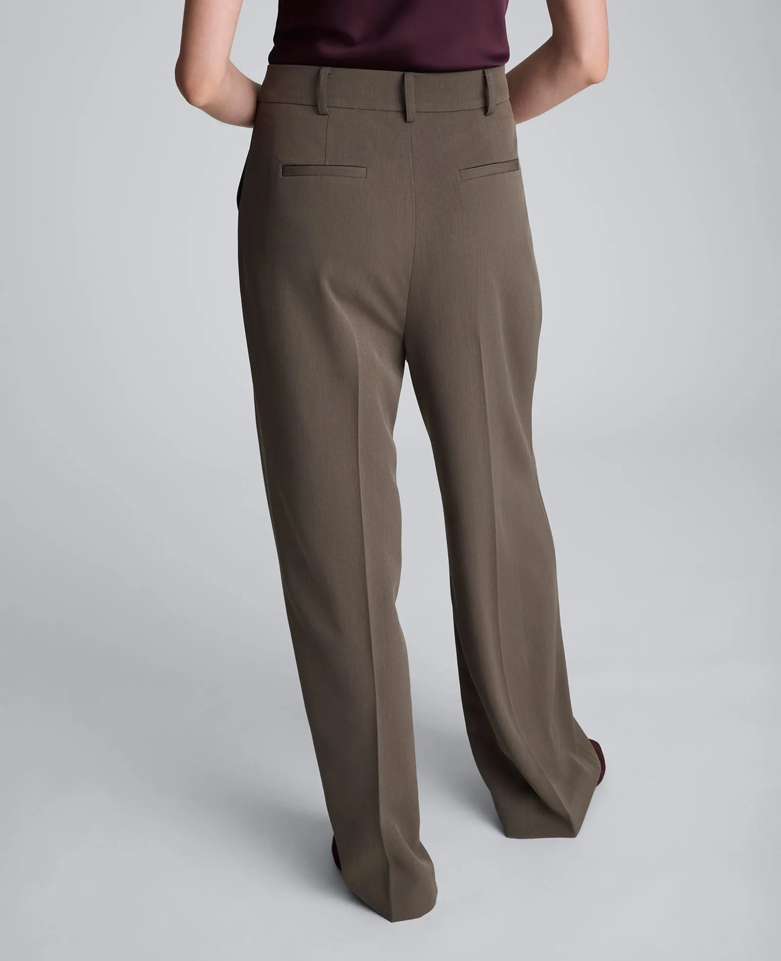 Melange Pleat Front Wide Leg Pant sold by Kenneth Cole product image thumbnail 3