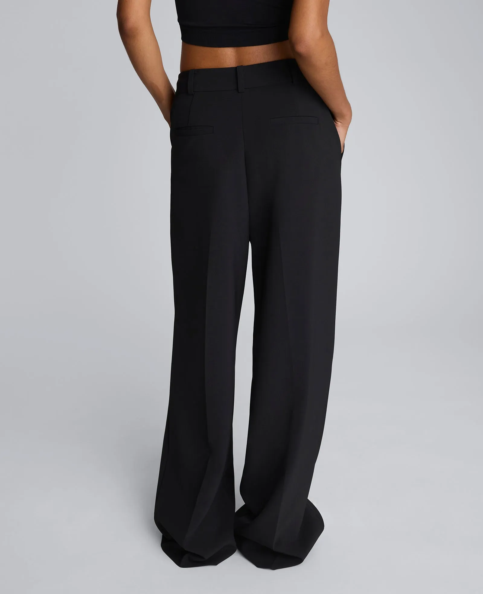 Luxe Twill Wide Leg Pleat Front Pant sold by Kenneth Cole product image thumbnail 3