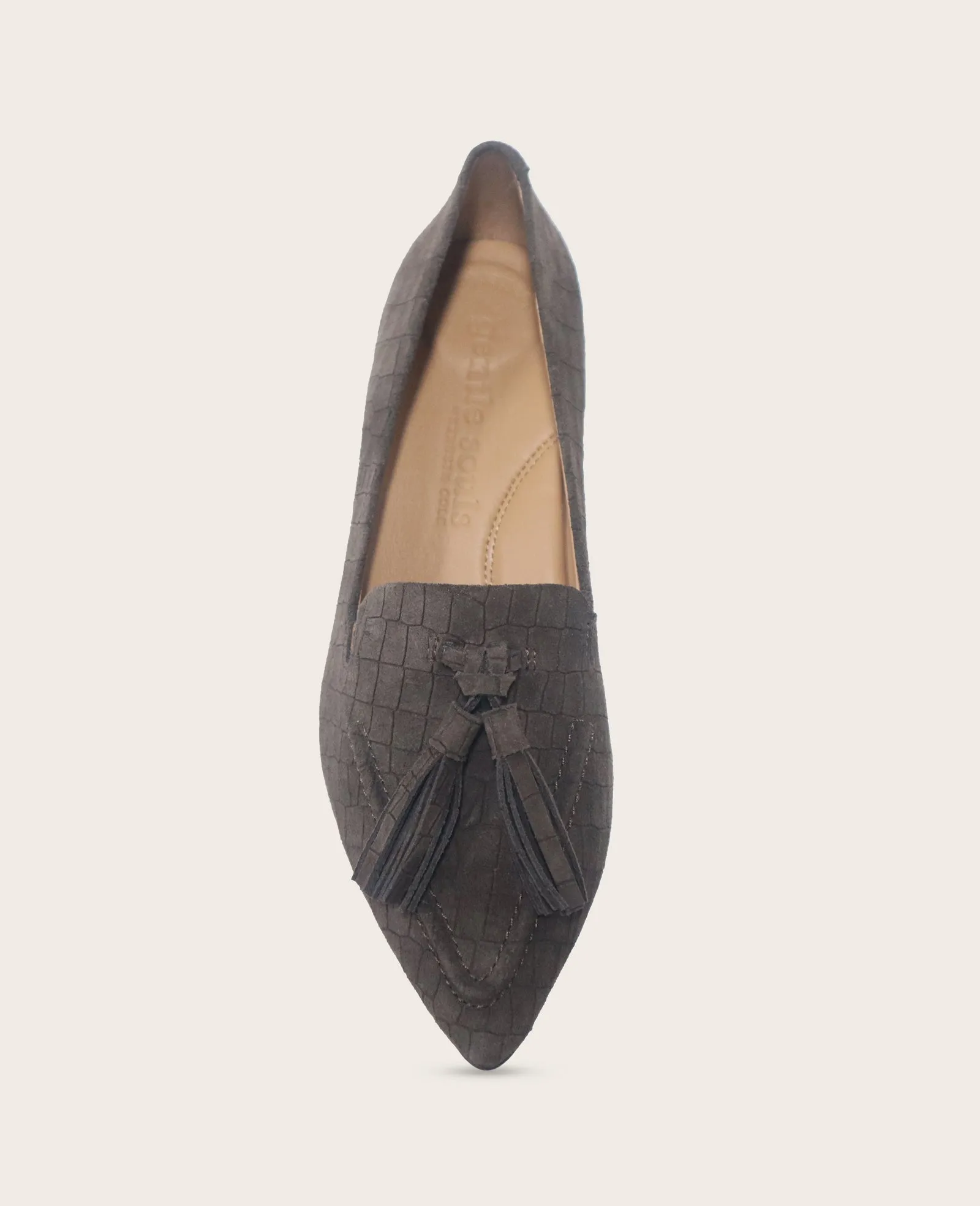 GENTLE SOULS - Glova Embossed Suede Tassel Heel sold by Kenneth Cole product image thumbnail 3