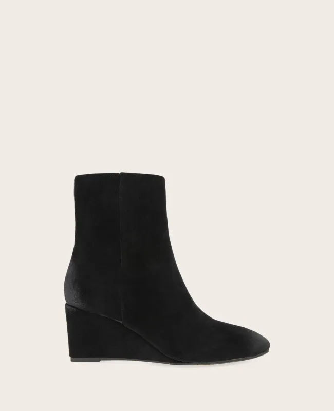 GENTLE SOULS - Nash Suede Side Zip Wedge Bootie sold by Kenneth Cole