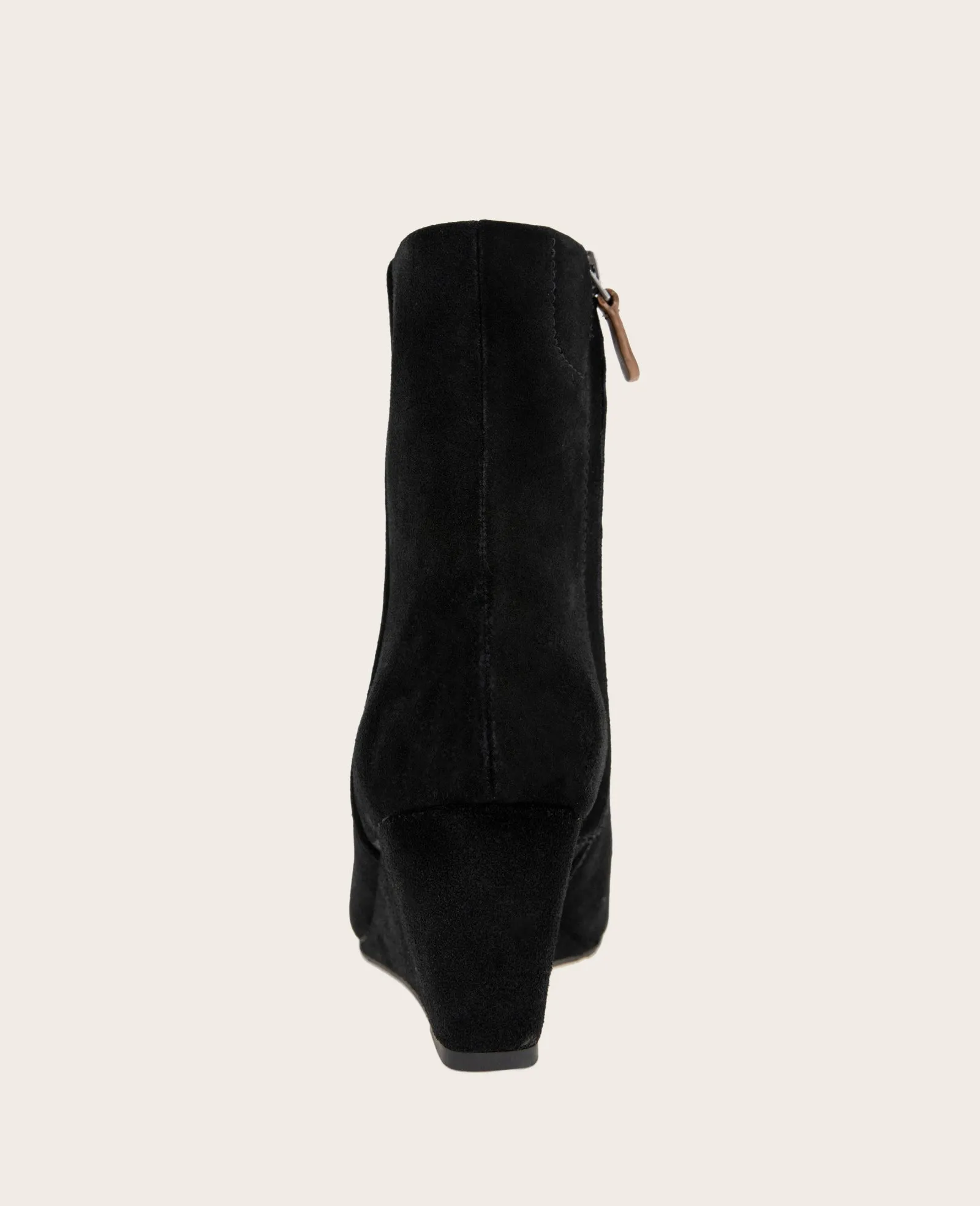 GENTLE SOULS - Nash Suede Side Zip Wedge Bootie sold by Kenneth Cole product image thumbnail 5