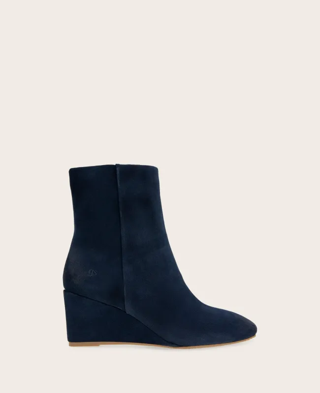 GENTLE SOULS - Nash Suede Side Zip Wedge Bootie sold by Kenneth Cole