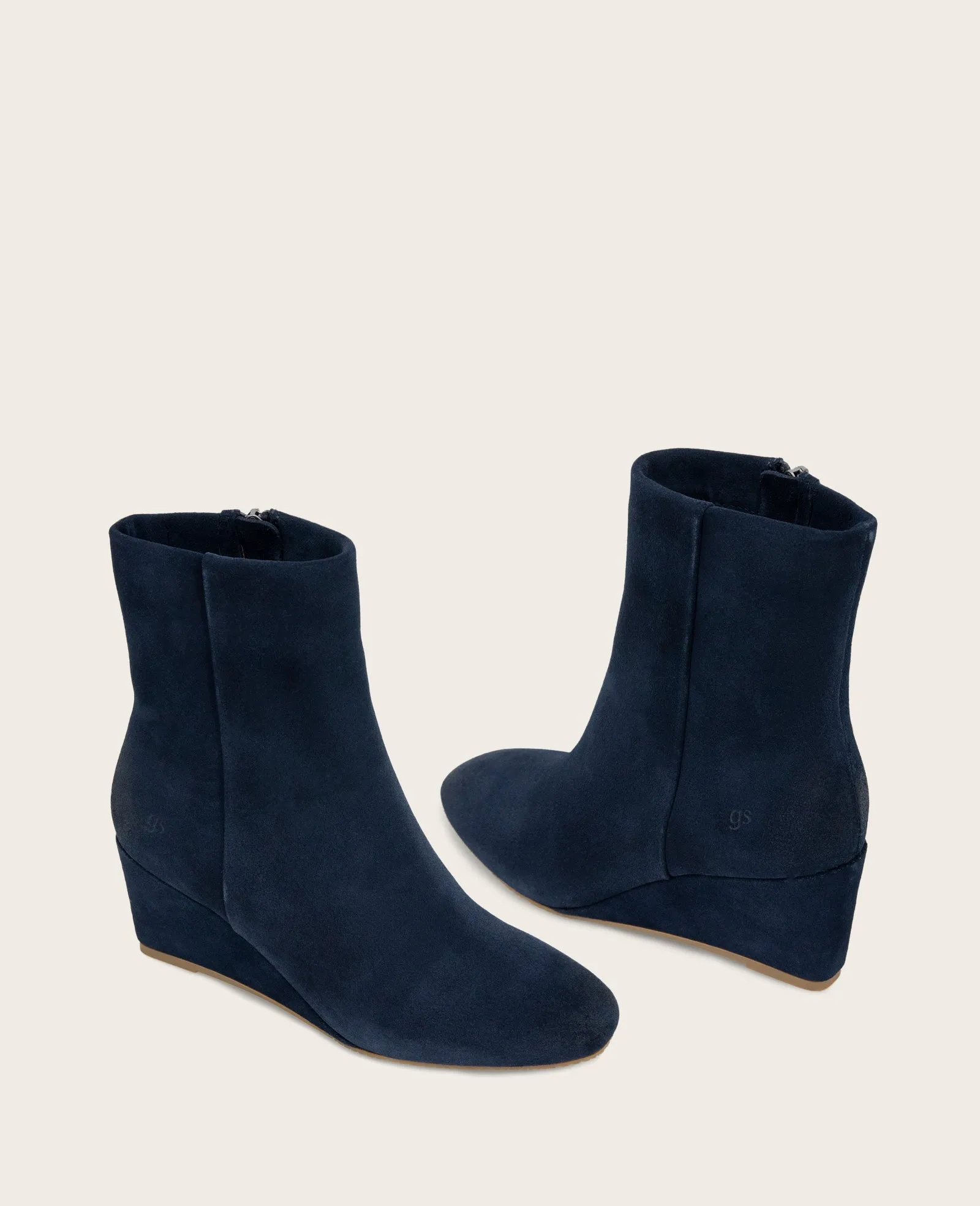 GENTLE SOULS - Nash Suede Side Zip Wedge Bootie sold by Kenneth Cole product image thumbnail 2