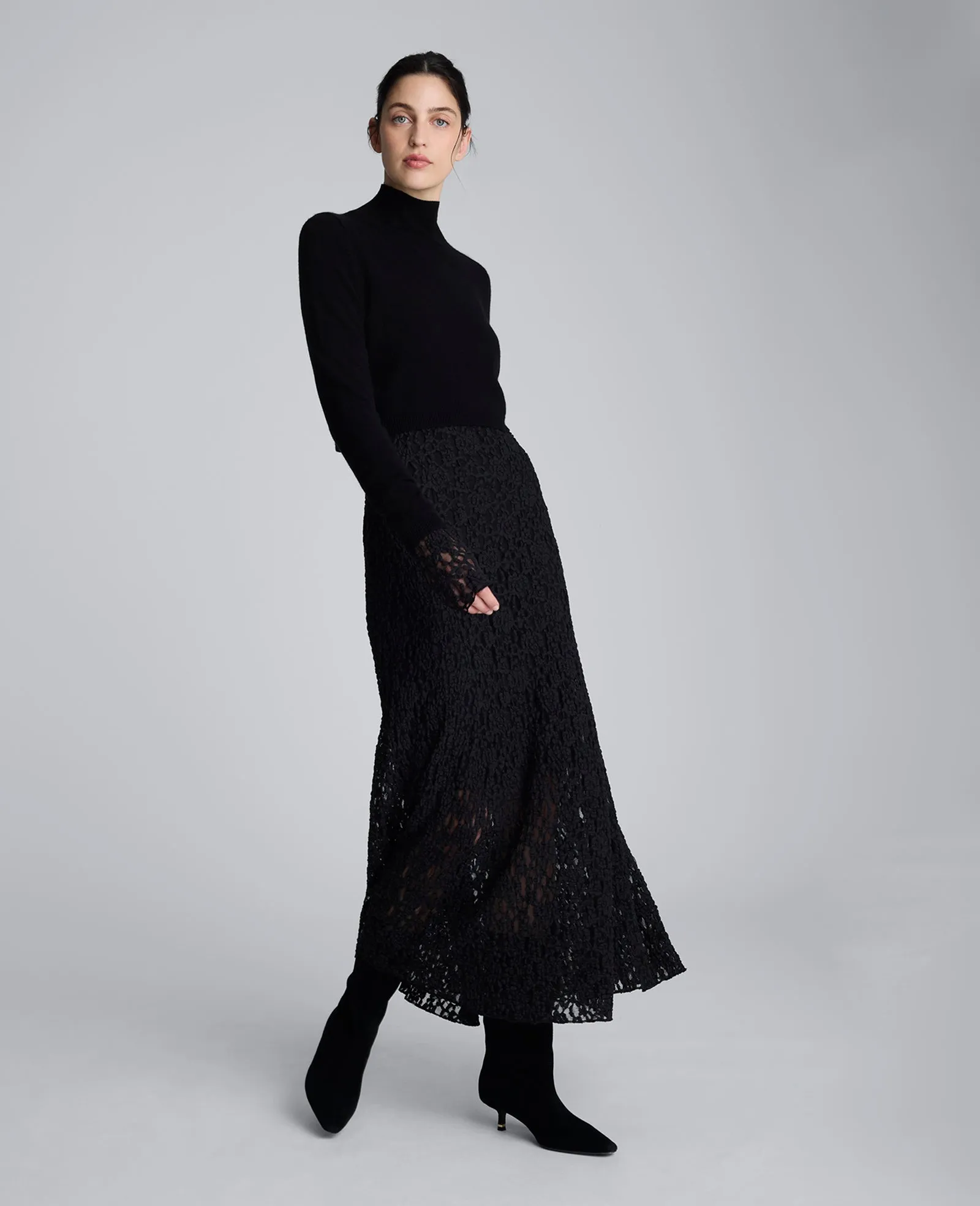 Merino Wool Cropped Mockneck Sweater sold by Kenneth Cole product image thumbnail 3