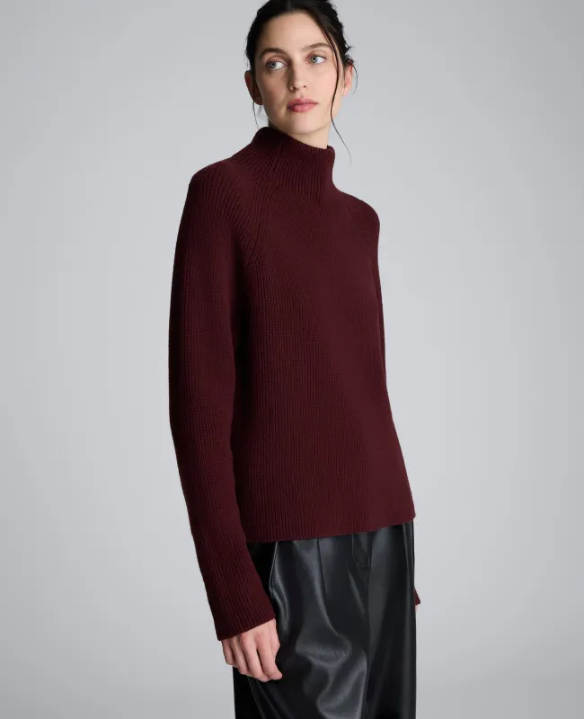 Mockneck Raglan Sleeve Sweater sold by Kenneth Cole