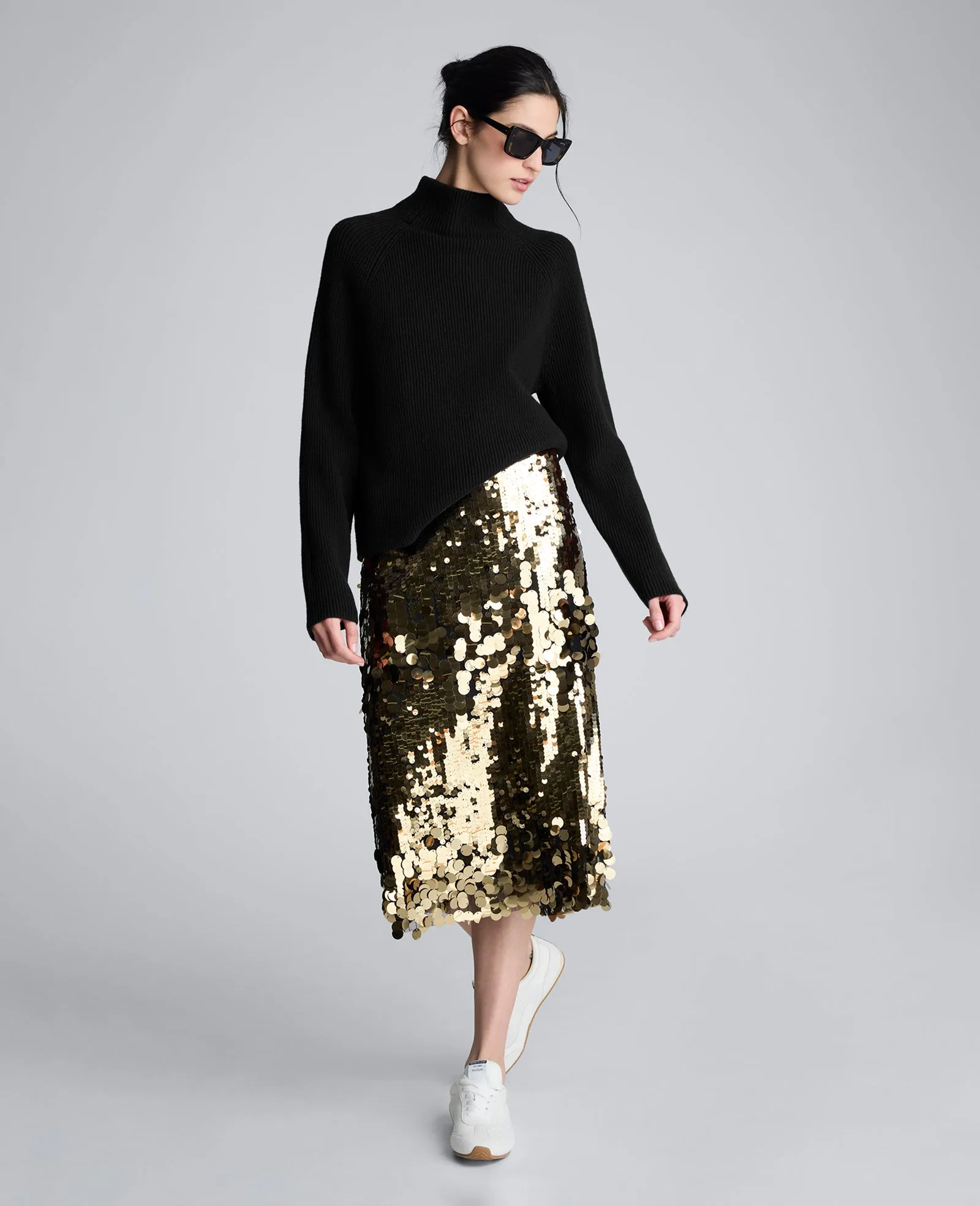 Mockneck Raglan Sleeve Sweater sold by Kenneth Cole product image thumbnail 3