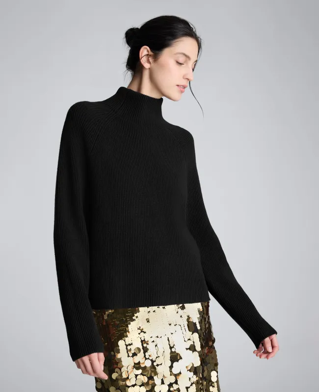 Mockneck Raglan Sleeve Sweater sold by Kenneth Cole