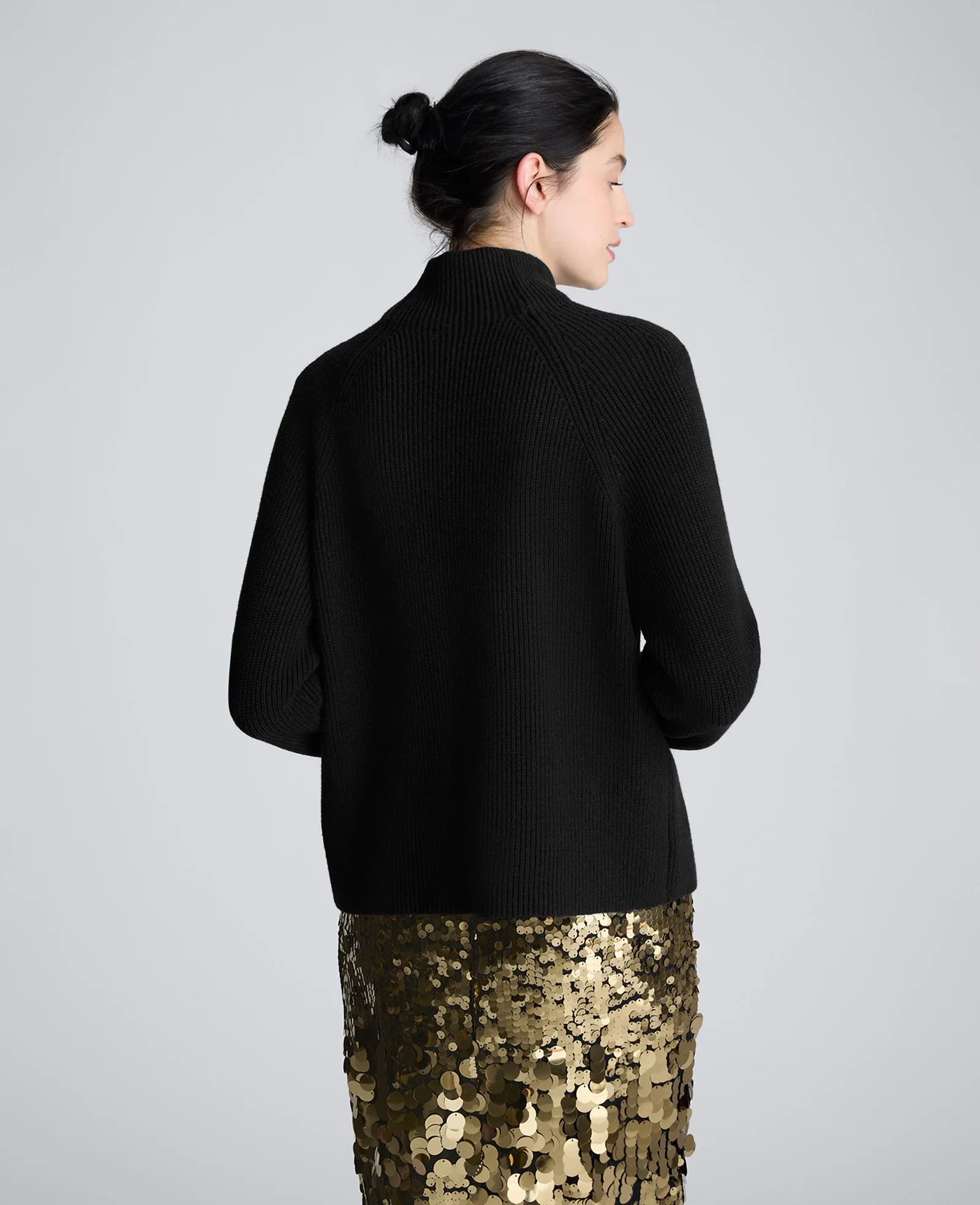 Mockneck Raglan Sleeve Sweater sold by Kenneth Cole product image thumbnail 2