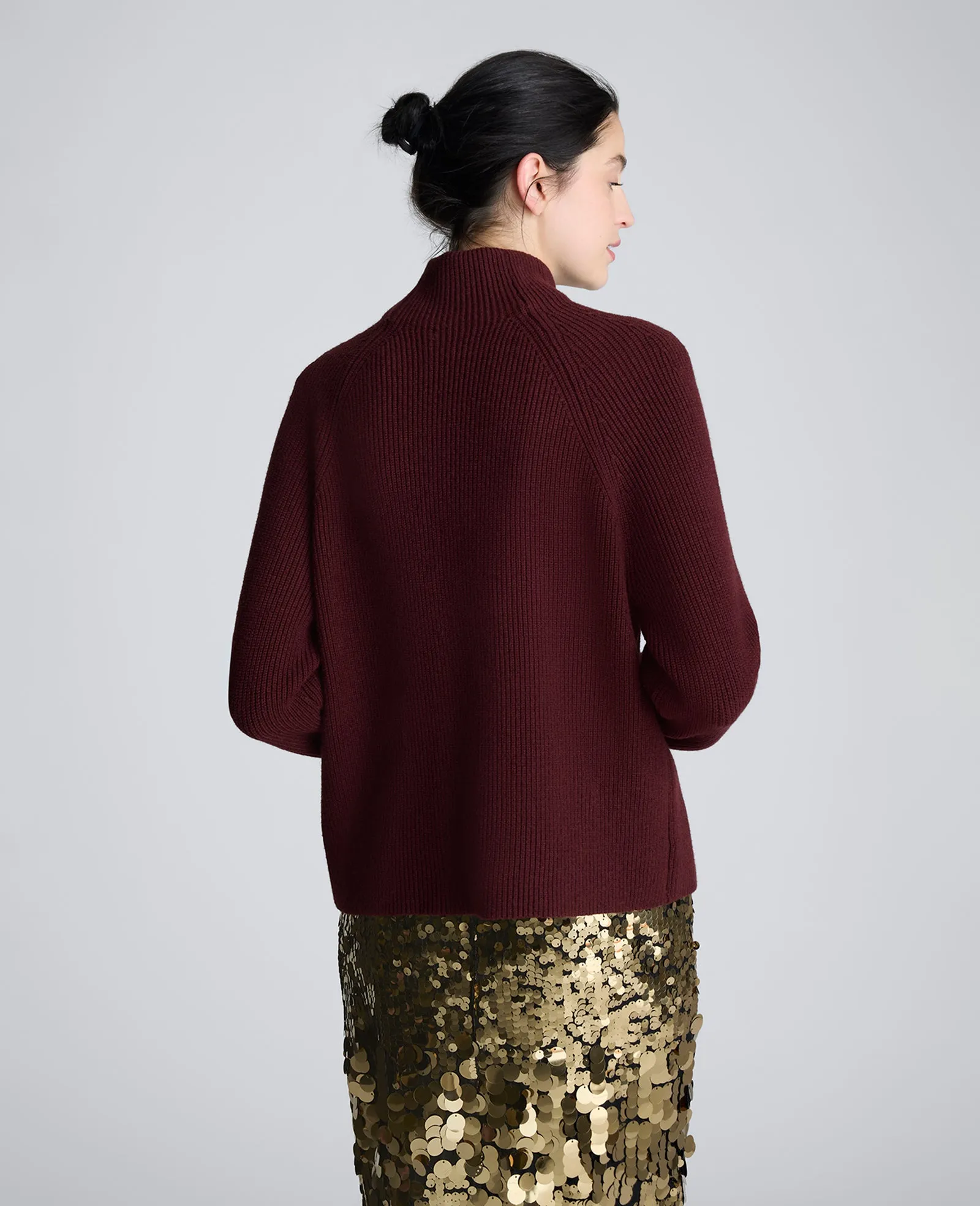 Mockneck Raglan Sleeve Sweater sold by Kenneth Cole product image thumbnail 2