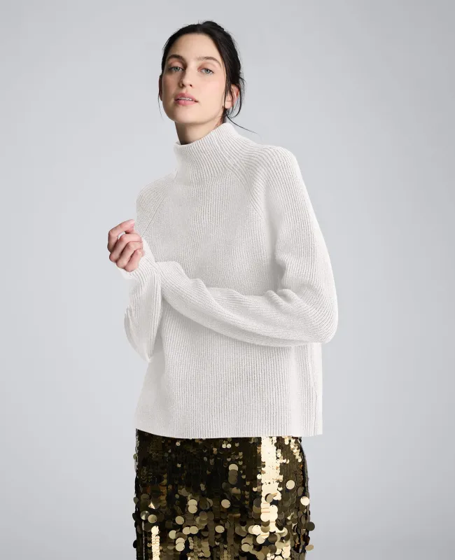 Mockneck Raglan Sleeve Sweater sold by Kenneth Cole