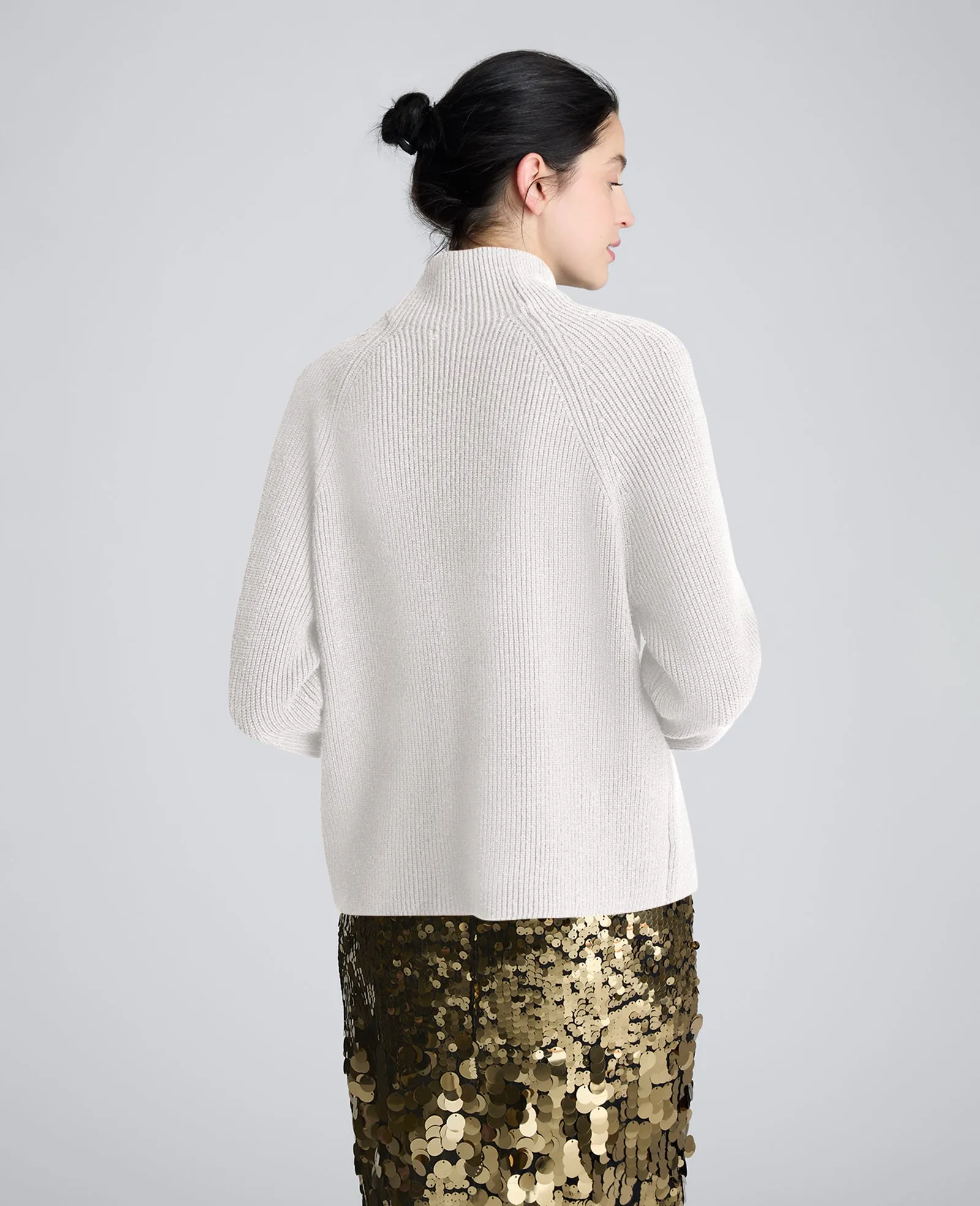 Mockneck Raglan Sleeve Sweater sold by Kenneth Cole product image thumbnail 2