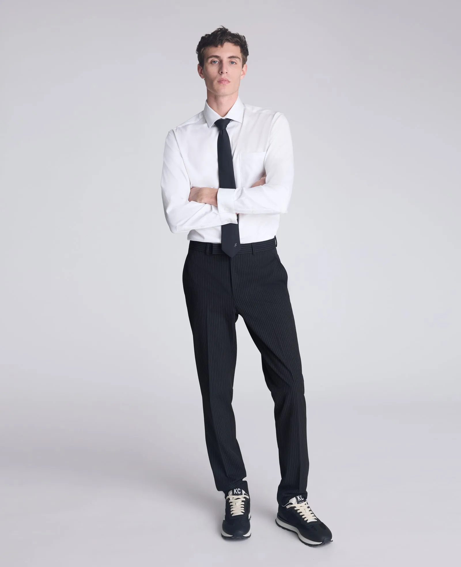 REACTION - Slim-Fit Button-Down Dress Shirt sold by Kenneth Cole product image thumbnail 4