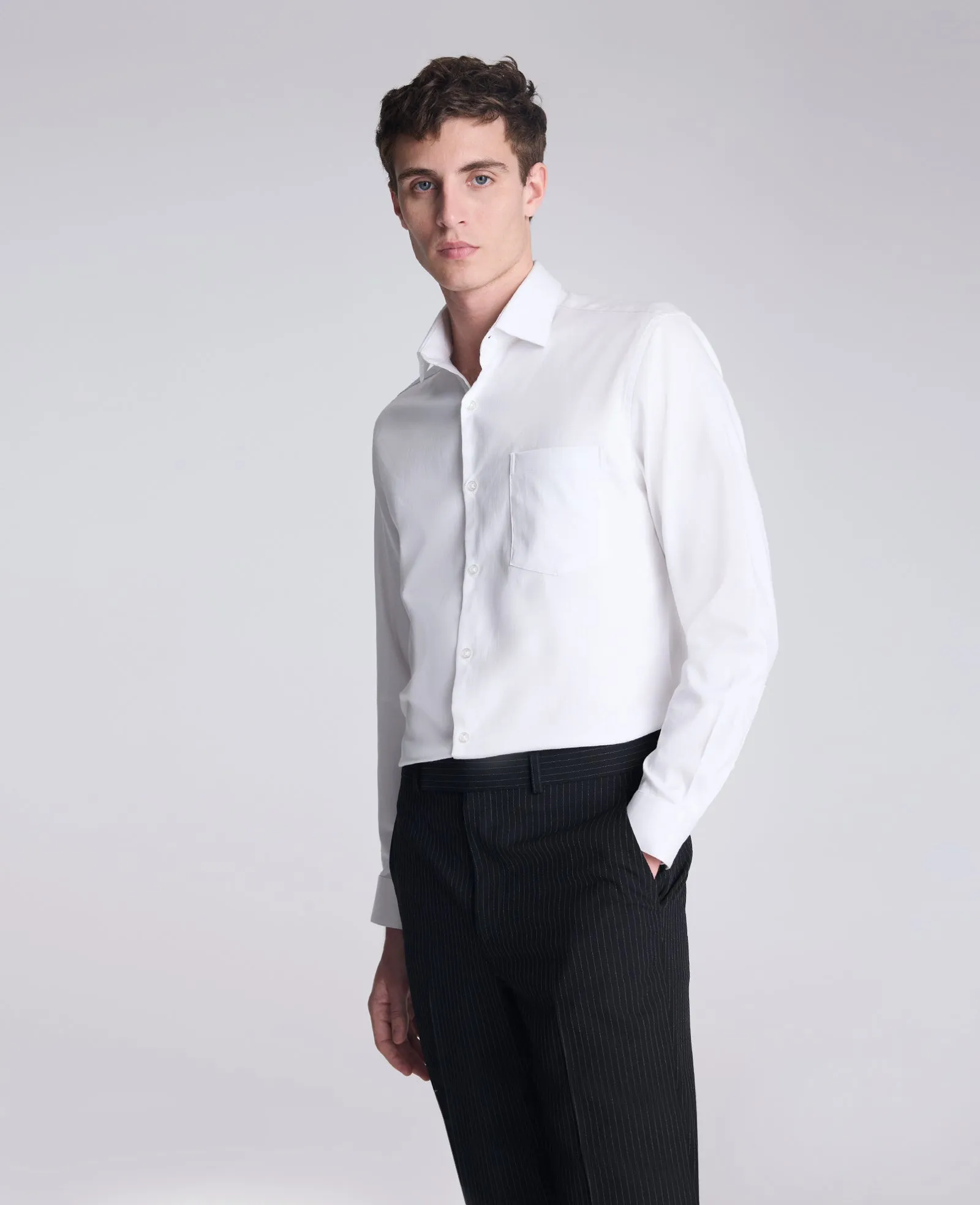 REACTION - Slim-Fit Button-Down Dress Shirt sold by Kenneth Cole product image thumbnail 5