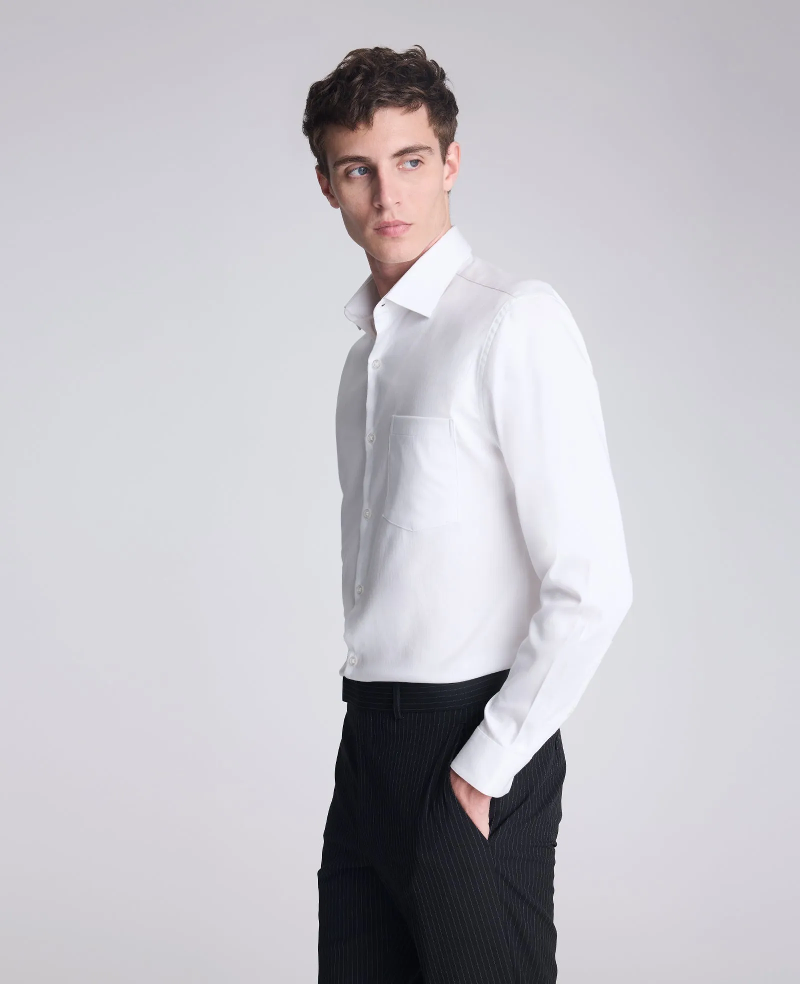 REACTION - Slim-Fit Button-Down Dress Shirt sold by Kenneth Cole product image thumbnail 3