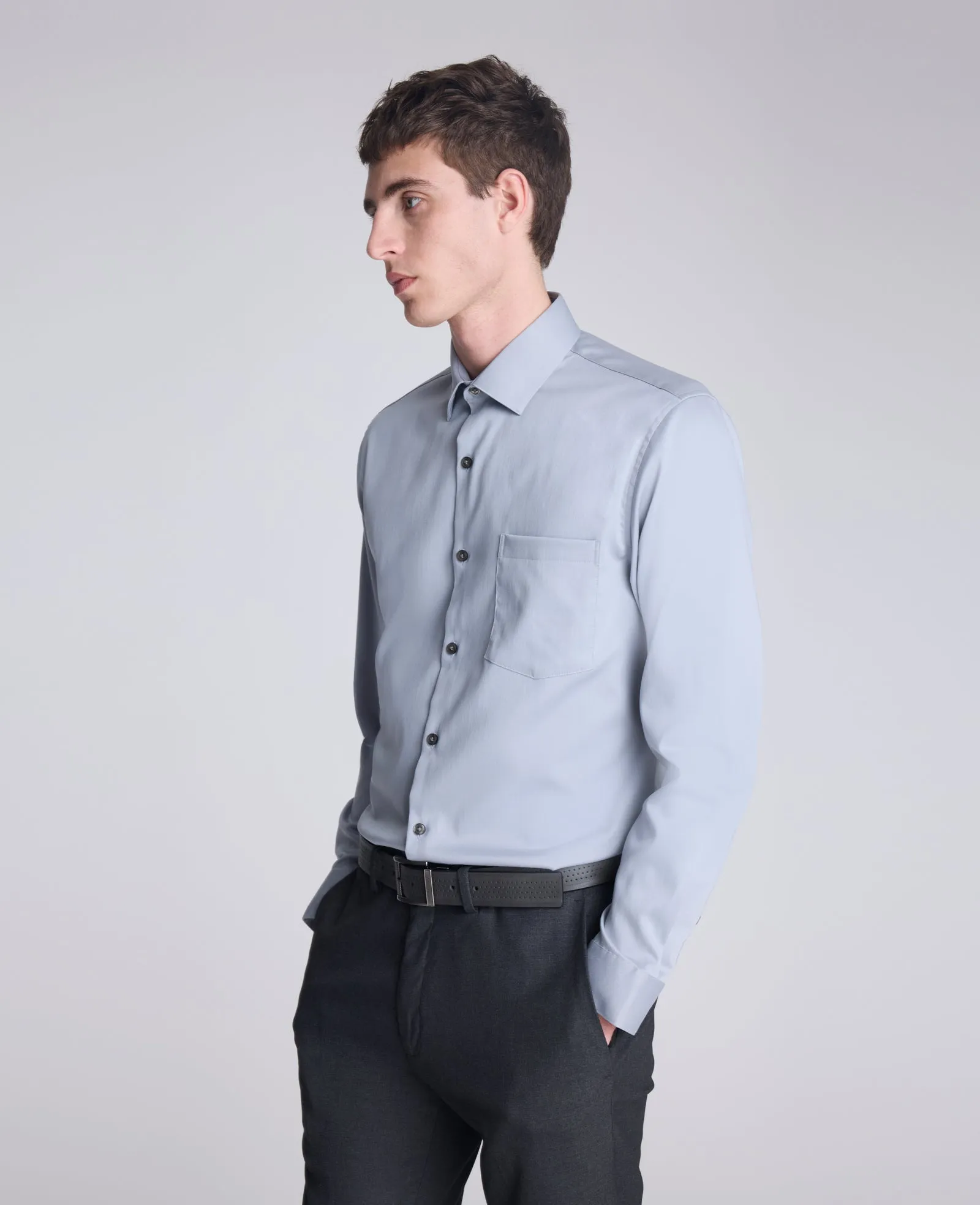 REACTION - Slim-Fit Button-Down Dress Shirt sold by Kenneth Cole product image thumbnail 5