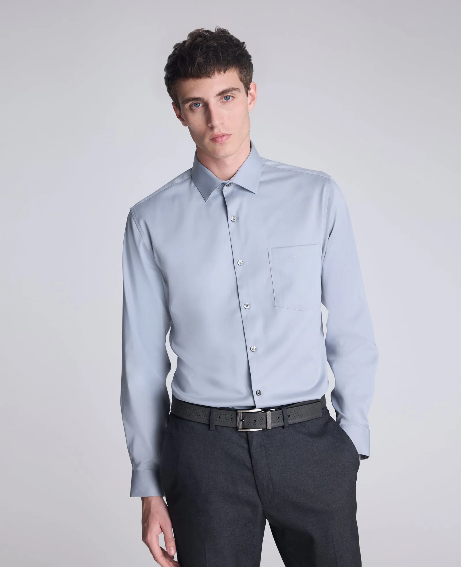 REACTION - Slim-Fit Button-Down Dress Shirt sold by Kenneth Cole