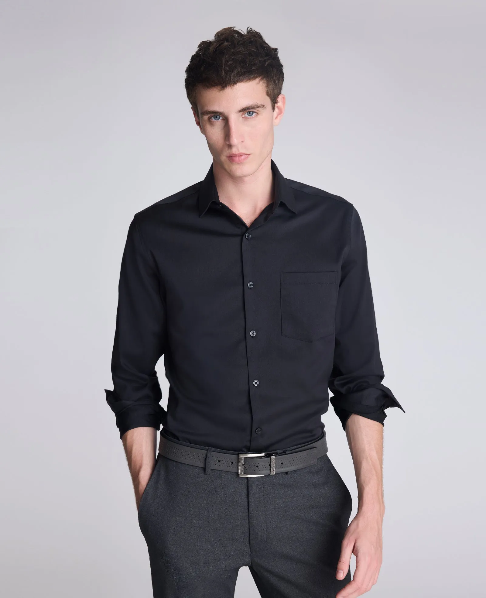 REACTION - Slim-Fit Button-Down Dress Shirt sold by Kenneth Cole