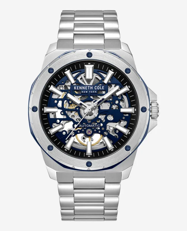 Skeleton Automatic Stainless Bracelet Watch sold by Kenneth Cole
