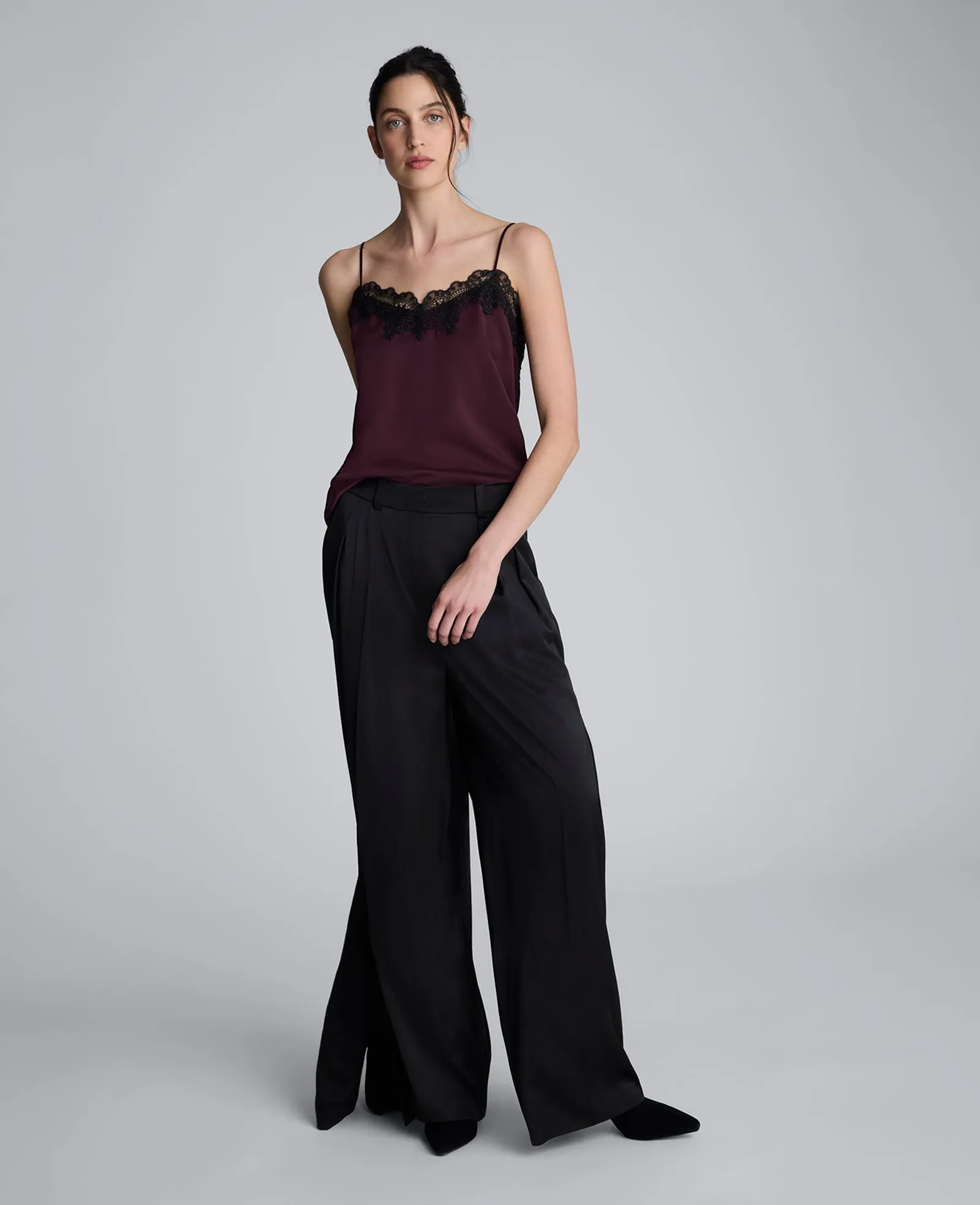 Lace Trim Satin Cami sold by Kenneth Cole product image thumbnail 3
