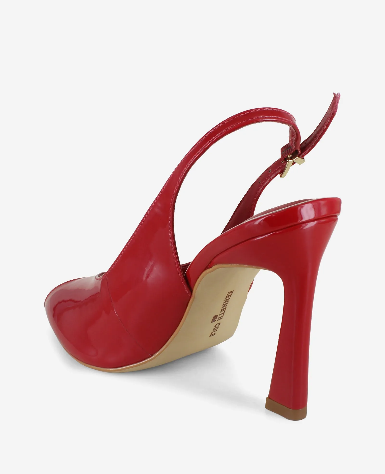 Priya Patent Peep-Toe Slingback Heel sold by Kenneth Cole product image thumbnail 3