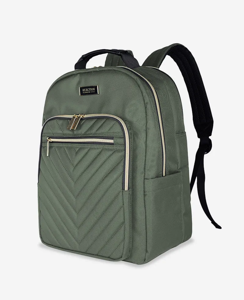 Chelsea 15.6-Inch Chevron Quilted Computer Backpack sold by Kenneth Cole product image thumbnail 2