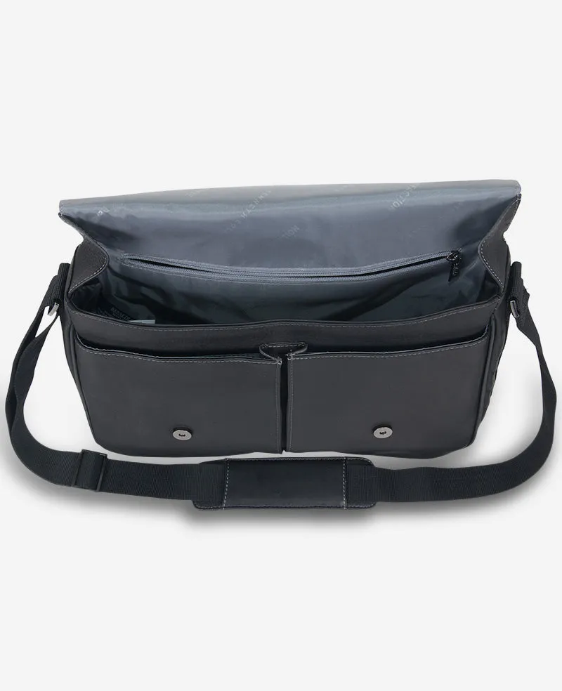 Columbian Leather Crossbody 15.6-Inch Laptop & Tablet Messenger Bag sold by Kenneth Cole product image thumbnail 4