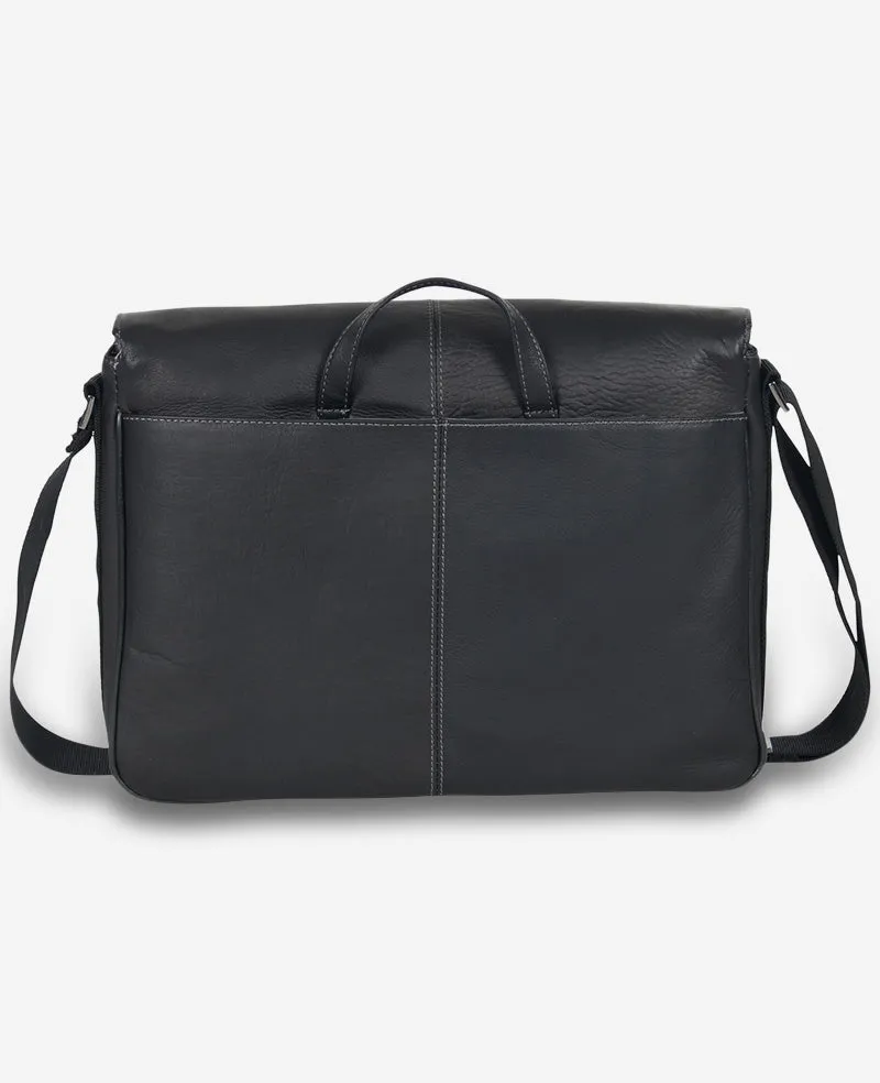 Columbian Leather Crossbody 15.6-Inch Laptop & Tablet Messenger Bag sold by Kenneth Cole product image thumbnail 2