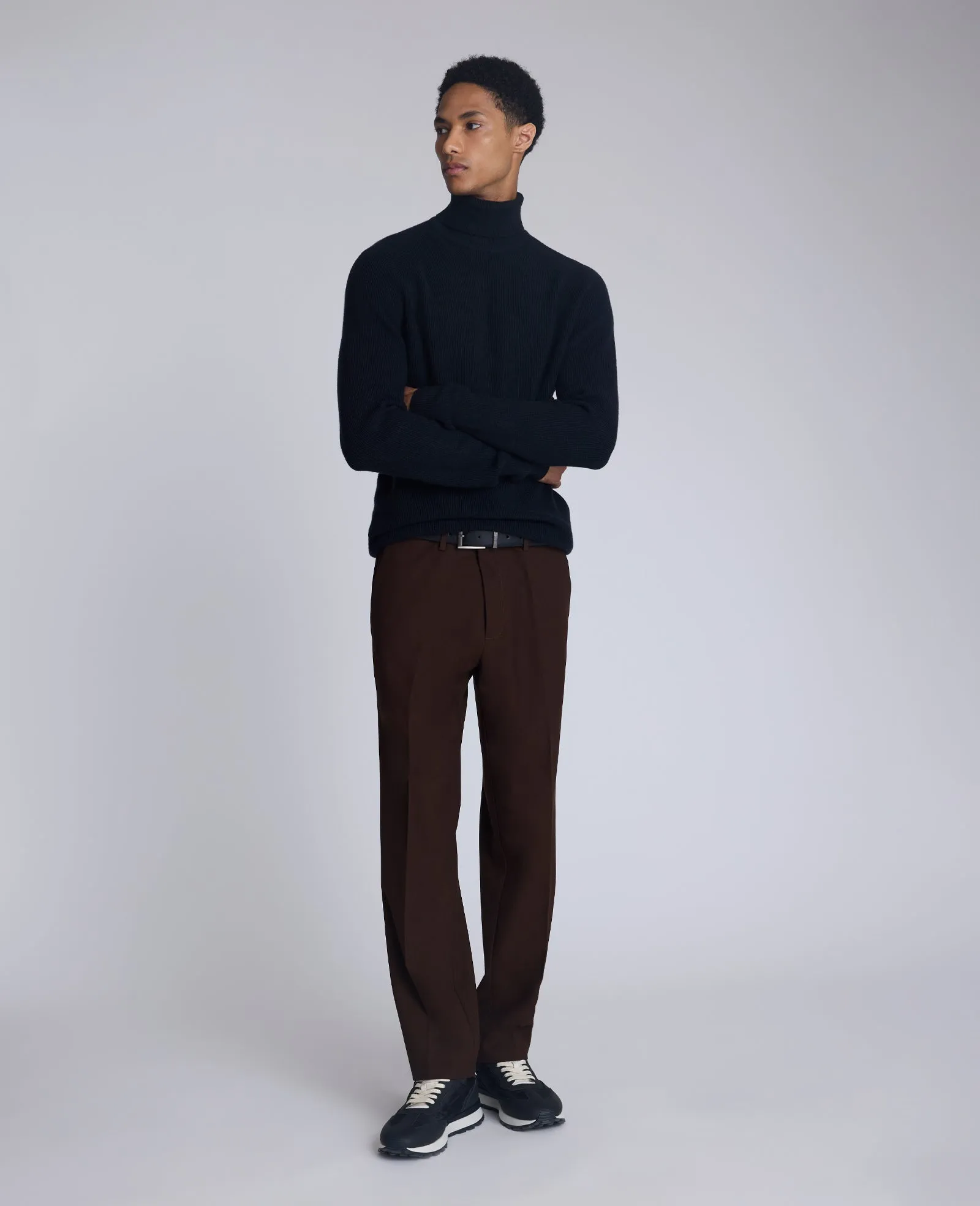 Modern Fit Micro Birdseye Stretch Dress Pant sold by Kenneth Cole product image thumbnail 5