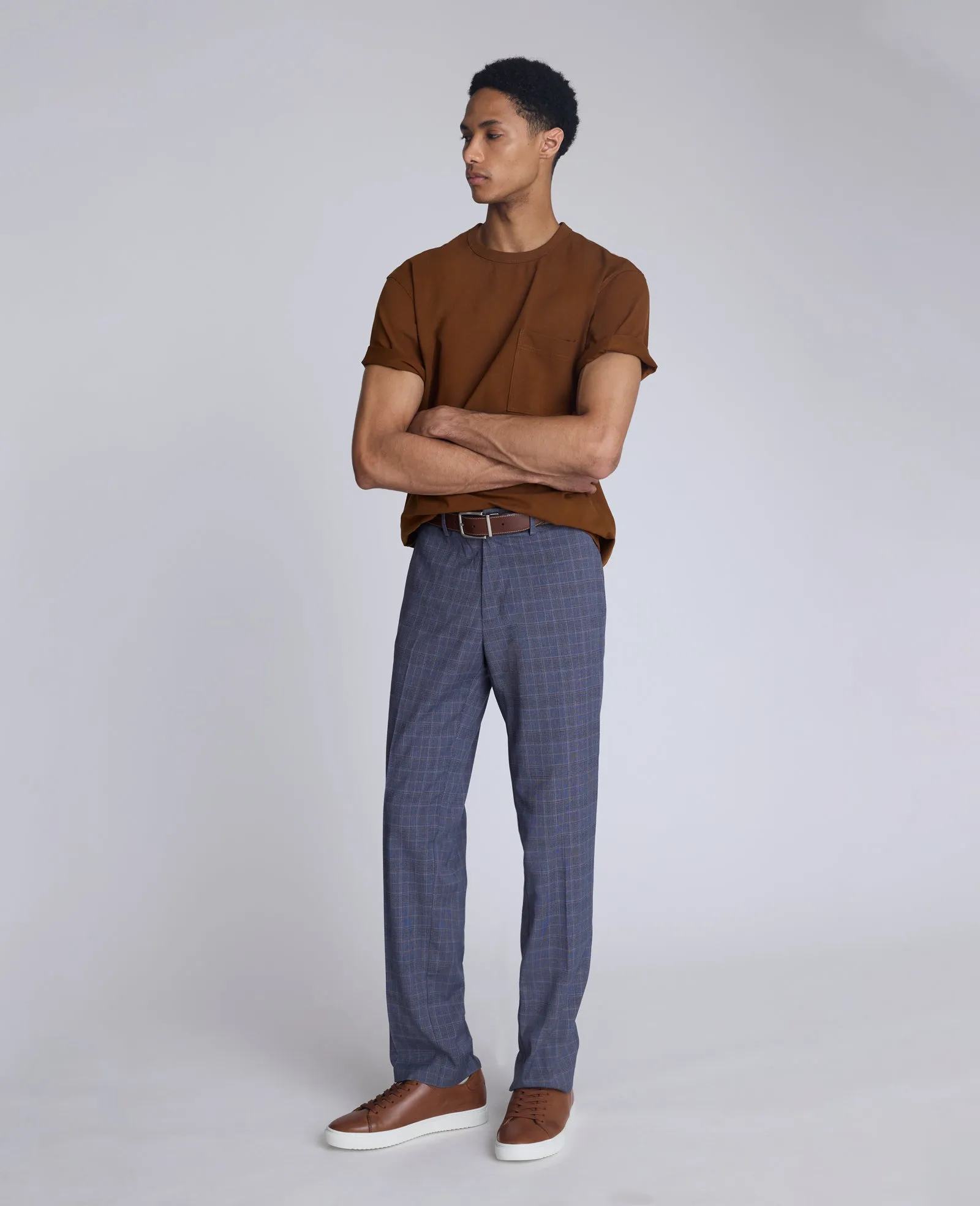 Slim Fit Prince of Wales Plaid Dress Pant sold by Kenneth Cole product image thumbnail 2