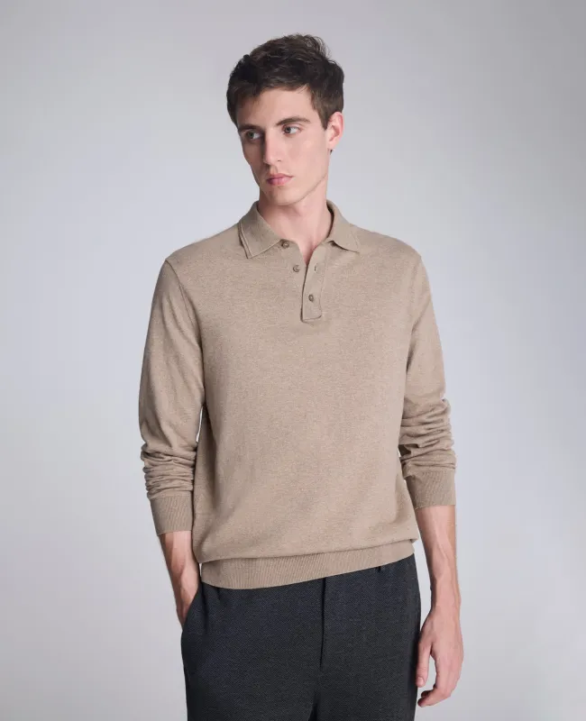 Long Sleeve Button Sweater Polo sold by Kenneth Cole