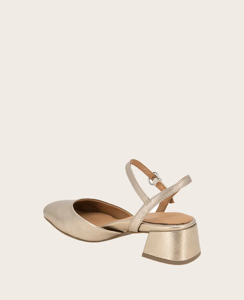 GENTLE SOULS - Lucinda Metallic Closed Toe Strap Sandal sold by Kenneth Cole product image thumbnail 4