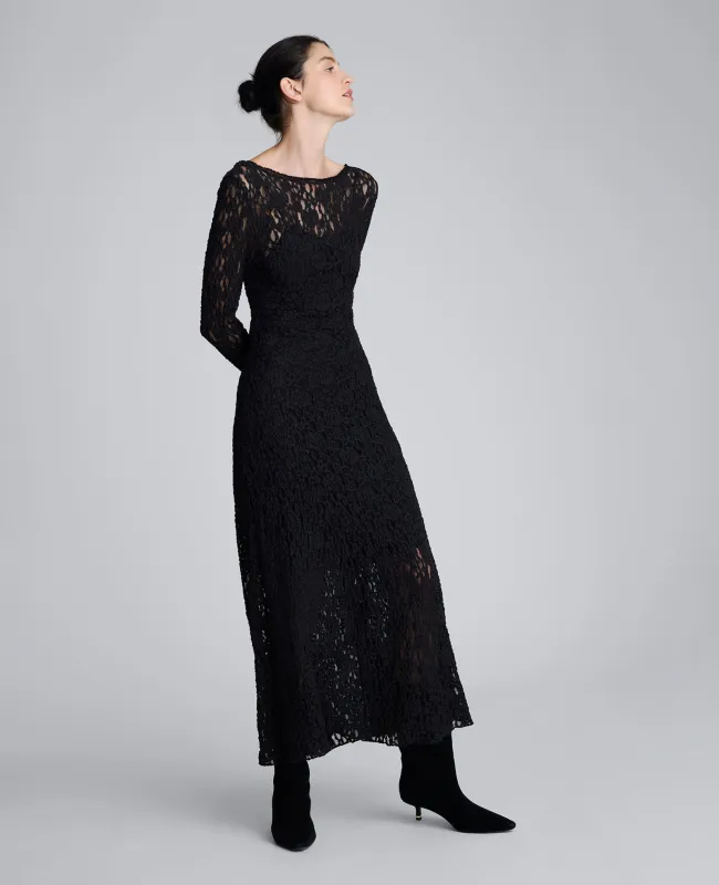 Scoop Back Stretch Lace Maxi Dress sold by Kenneth Cole