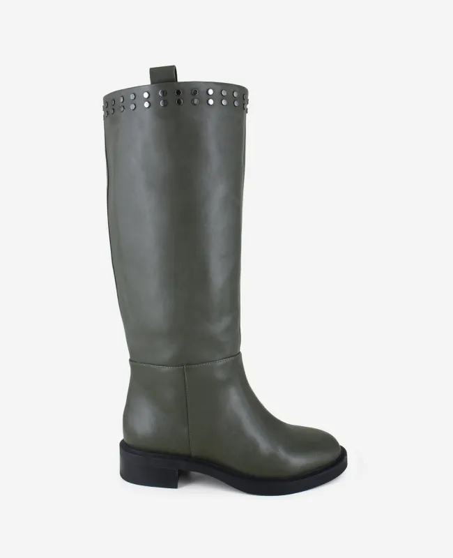 Scorpio Leather Stud Boot sold by Kenneth Cole