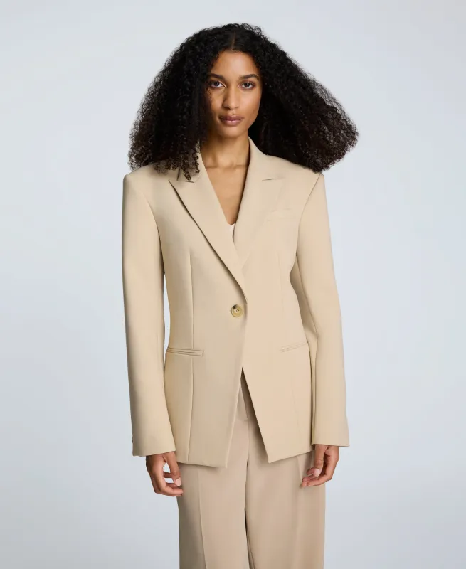 Luxe Twill Slim One Button Jacket sold by Kenneth Cole