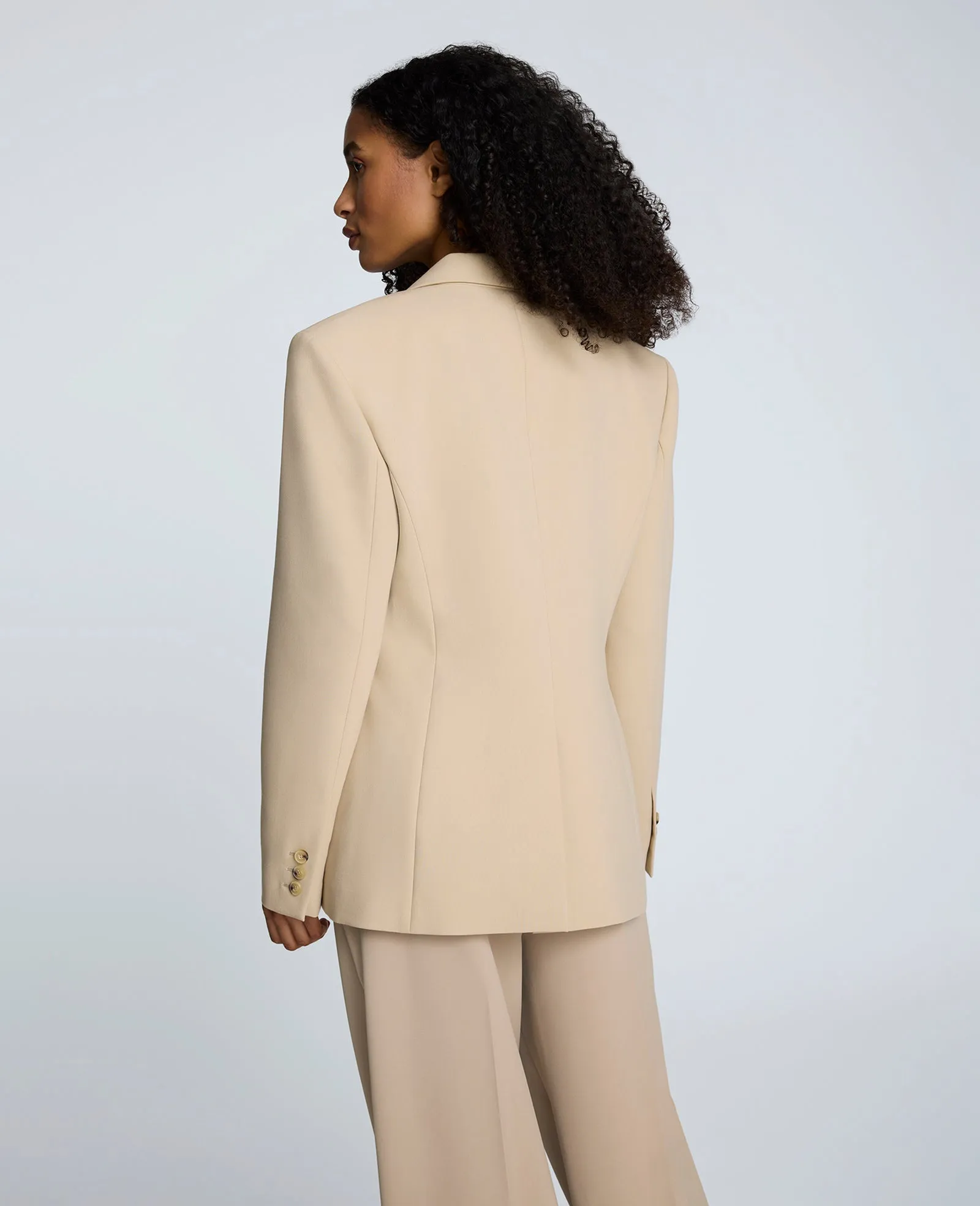 Luxe Twill Slim One Button Jacket sold by Kenneth Cole product image thumbnail 4