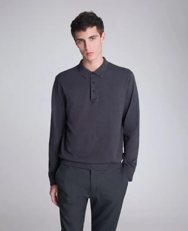 Long Sleeve Button Sweater Polo sold by Kenneth Cole