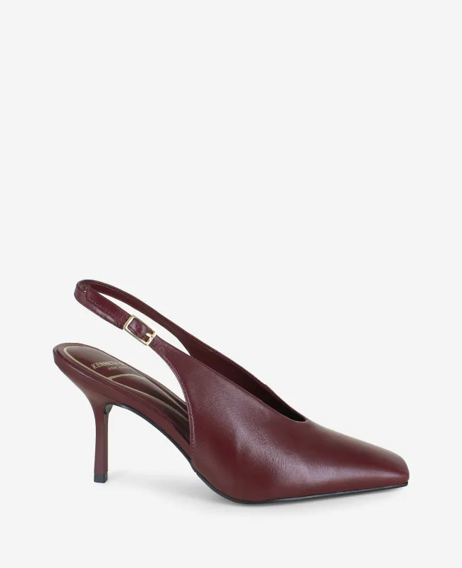 Aerial Leather Slingback Heel sold by Kenneth Cole