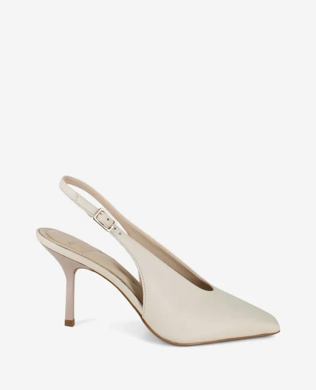 Aerial Leather Slingback Heel sold by Kenneth Cole