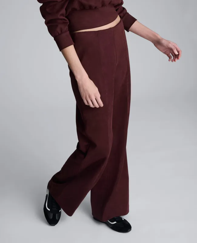 Faux Suede Pull On Wide Leg Pant sold by Kenneth Cole