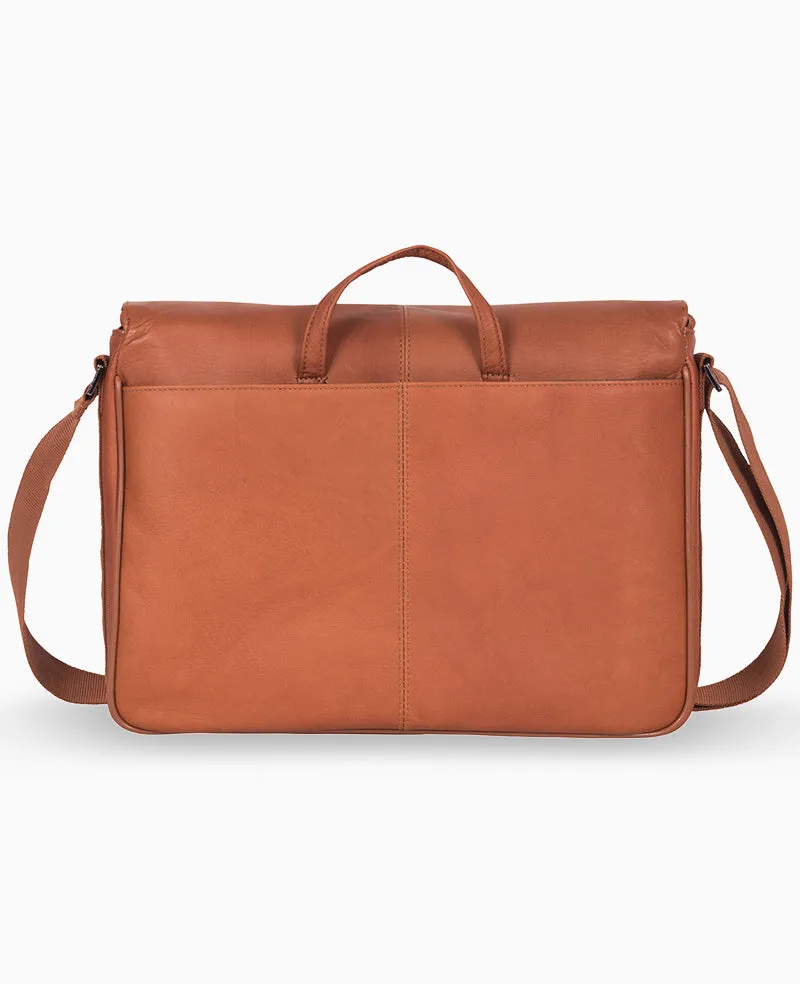 Colombian Leather Crossbody Messenger Bag sold by Kenneth Cole product image thumbnail 3
